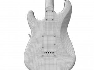 Fender Stratocaster tobacco sunburst 3D-Modell