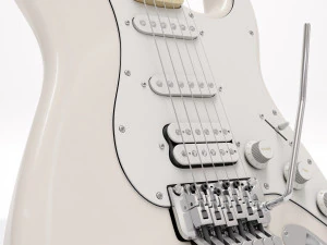 Fender Stratocaster Richie Sambora sygnowany Model 3D