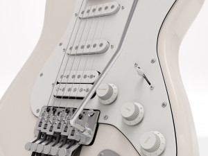 Fender Stratocaster Richie Sambora Signature 3D Model