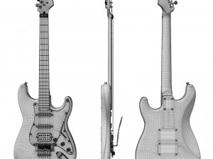 Fender Stratocaster Richie Sambora Signature 3D Model