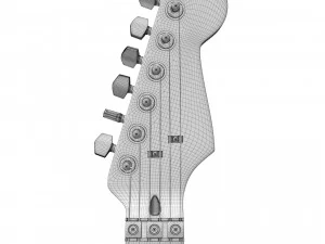 Fender Stratocaster Richie Sambora sygnowany Model 3D