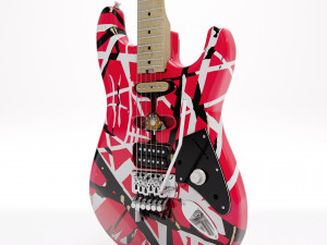 Frankenstein Eddie van Halen Guitar Modèle 3D