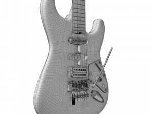 Frankenstein Eddie van Halen Guitar Modèle 3D