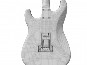 Frankenstein Eddie van Halen Guitar Modèle 3D