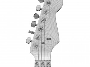 Frankenstein Eddie van Halen Guitar Modèle 3D