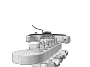 Frankenstein Eddie van Halen Guitar Modèle 3D