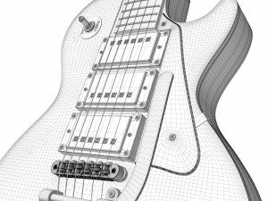 Gibson Les Paul Custom 1957 3D Model