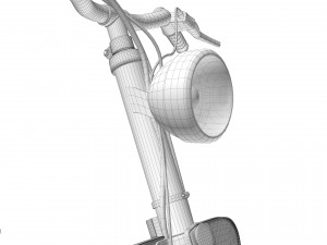 Lambretta Innocenti 125 1952 Modello 3D
