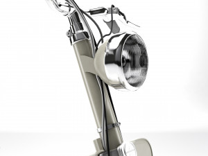 Lambretta Innocenti 125 1952 Modello 3D
