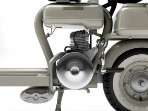 Lambretta Innocenti 125 1952 Modello 3D