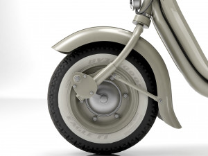 Lambretta Innocenti 125 1952 Modello 3D