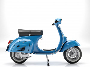 Vespa Piaggio 125 Primavera 1967 3D Model
