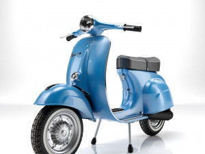 Vespa Piaggio 125 Primavera 1967 3D Model
