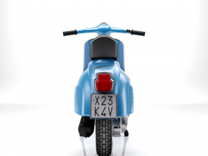 Vespa Piaggio 125 Primavera 1967 3D Model