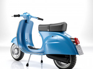 Vespa Piaggio 125 Primavera 1967 3D Model