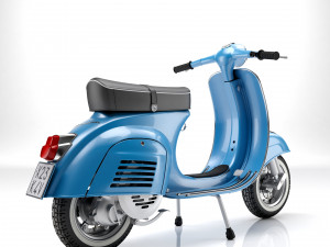 Vespa Piaggio 125 Primavera 1967 3D Model