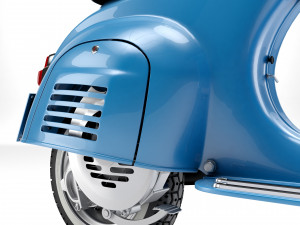 Vespa Piaggio 125 Primavera 1967 3D Model