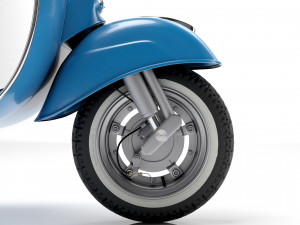 Vespa Piaggio 125 Primavera 1967 3D Model