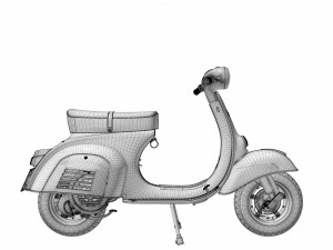 Vespa Piaggio 125 Primavera 1967 3D Model