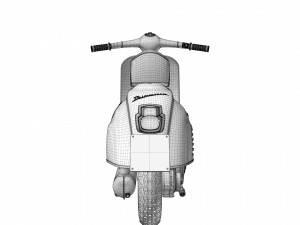 Vespa Piaggio 125 Primavera 1967 3D Model