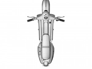 Vespa Piaggio 125 Primavera 1967 3D Model