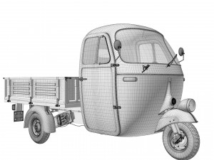 Ape Piaggio 1964 3D Модель