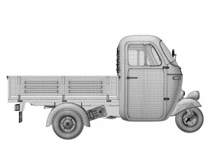 Ape Piaggio 1964 3D Model