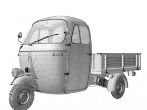 Ape Piaggio 1964 3D Модель