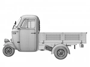 Ape Piaggio 1964 3D Model
