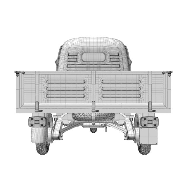 Ape Piaggio 1964 Modello 3D in Camion 3DExport