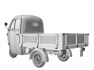 Ape Piaggio 1964 3D Model