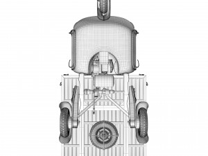 Ape Piaggio 1964 3D Модель