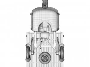 Ape Piaggio 1964 3D Model