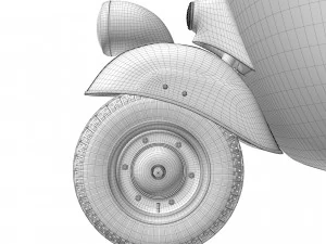 Ape Piaggio 1964 3D Model