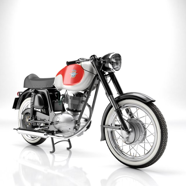 Agusta MV 1956 Model 3D .c4d .max .obj .3ds .fbx .stl .blend 