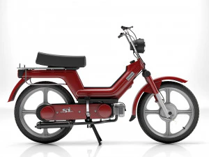 Si Piaggio 50 1983 3D Model