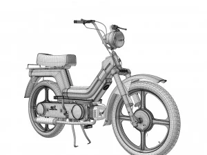Si Piaggio 50 1983 3D Model