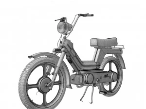 Si Piaggio 50 1983 3D Model