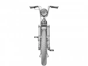 Si Piaggio 50 1983 3D Model