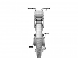 Si Piaggio 50 1983 Modèle 3D