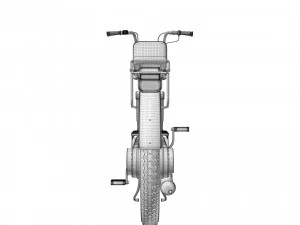 Si Piaggio 50 1983 3D Model