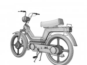 Si Piaggio 50 1983 3D Model