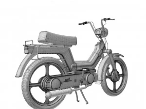 Si Piaggio 50 1983 3D Model