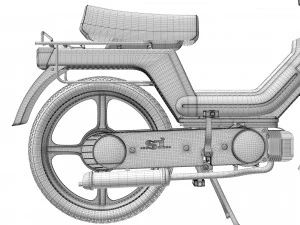 Si Piaggio 50 1983 3D Model