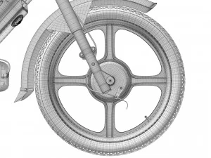 Si Piaggio 50 1983 3D Model