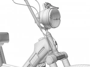 Si Piaggio 50 1983 3D Model