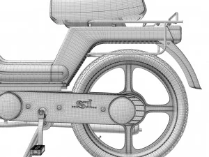Si Piaggio 50 1983 3D Model