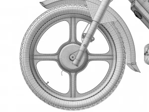 Si Piaggio 50 1983 3D Model