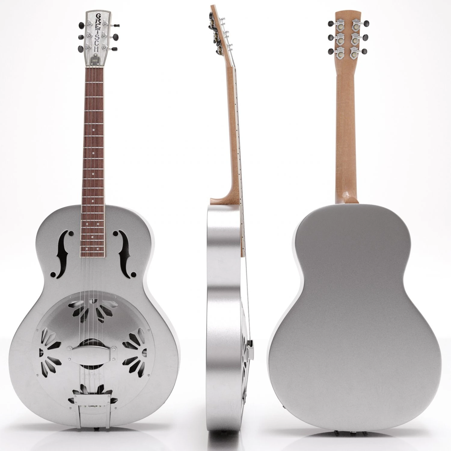Gretsch G9221 A&ccedil;o Bobtail Modelo 3D .c4d .max .obj .3ds .fbx .stl .blend 