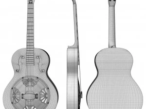 Gretsch G9221 A&ccedil;o Bobtail Modelo 3D